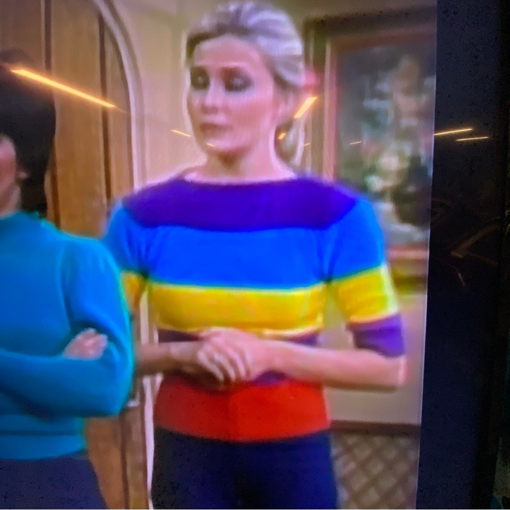 Looking for this Colorful Striped Women's Sweater